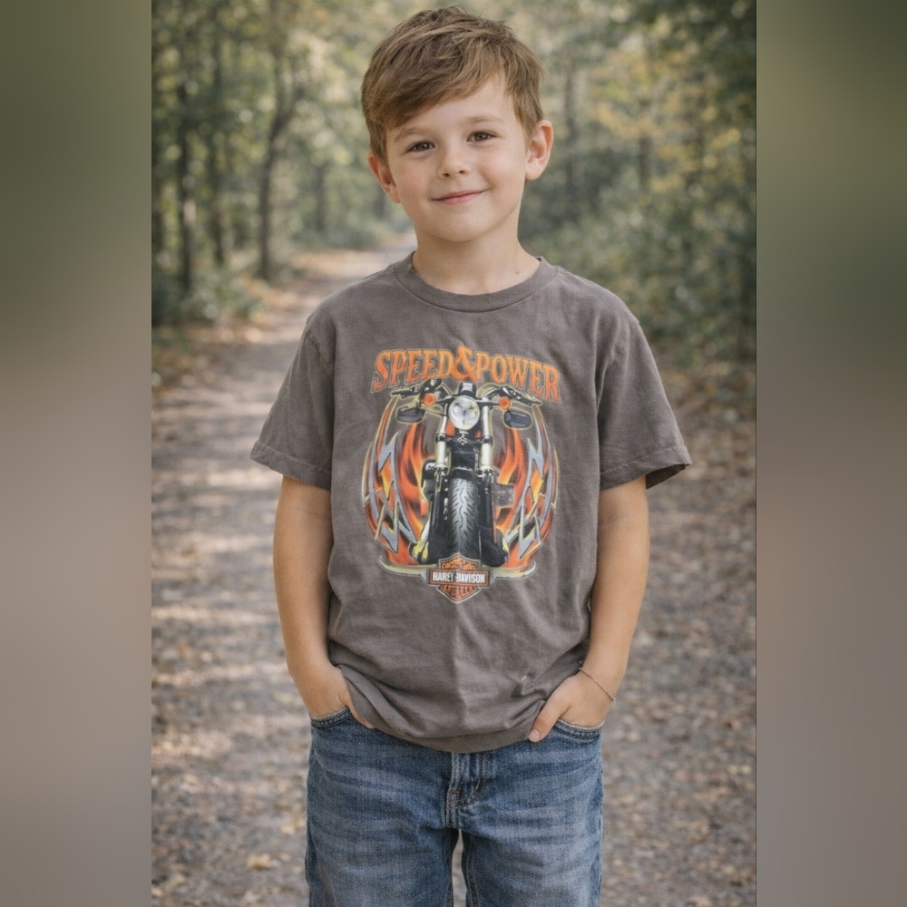 Harley-Davidson Brown Speed & Power Tee